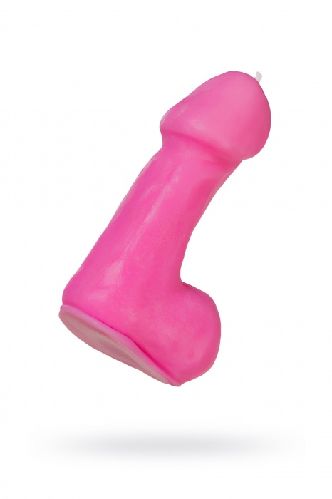 Розовая свеча в форме пениса - 47 гр. - Pecado - купить с доставкой в Барнауле