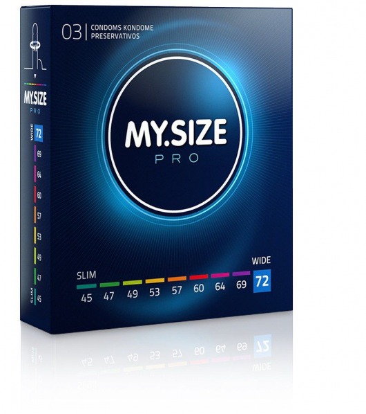 Презервативы MY.SIZE размер 72 - 3 шт. - My.Size - купить с доставкой в Барнауле