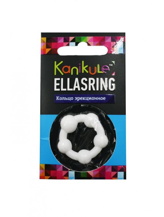 Цветное эрекционное кольцо с шариками Ellasring - Sitabella - в Барнауле купить с доставкой