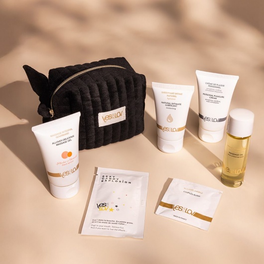 Набор YESforLOV La Trousse Enchantée в черной косметичке - YESforLOV - купить с доставкой в Барнауле