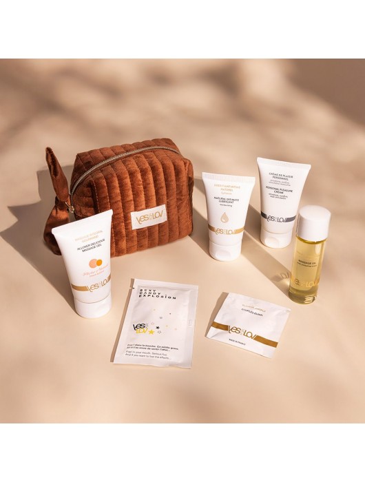 Набор YESforLOV La Trousse Enchantée в коричневой косметичке - YESforLOV - купить с доставкой в Барнауле