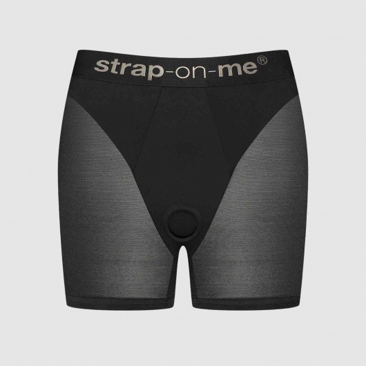 Трусики-шорты для фиксации насадок Strap-on-me Harness Lingerie Halo - size XS - Strap-on-me - купить с доставкой в Барнауле