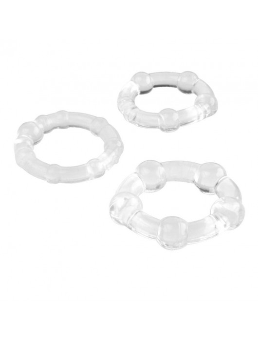 Набор из 3 эрекционных прозрачных колец - Boys of Toys - в Барнауле купить с доставкой