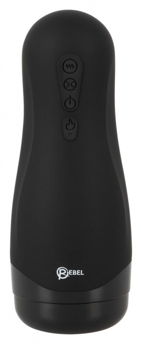 Черный вибромастурбатор с подогревом Masturbator with 3 Functions - Orion - в Барнауле купить с доставкой