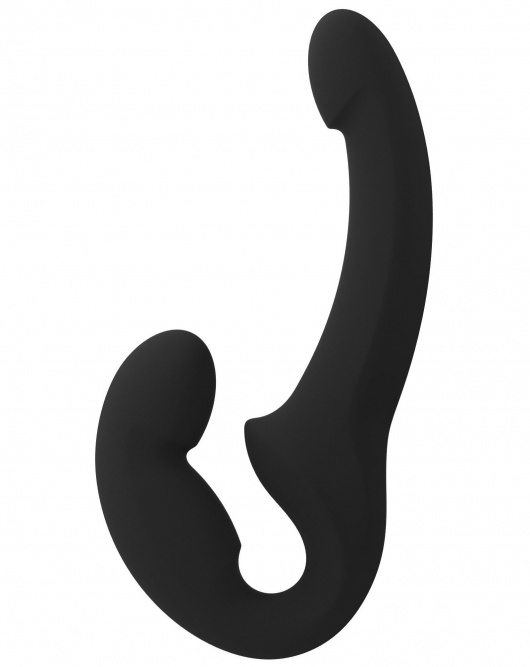 Черный безремневой страпон Share Lite - Fun Factory - купить с доставкой в Барнауле