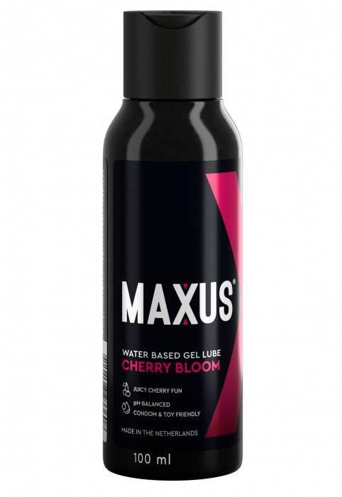 Лубрикант на водной основе MAXUS Cherry Bloom - 100 мл. - Maxus - купить с доставкой в Барнауле