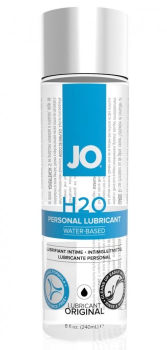 Нейтральный лубрикант на водной основе JO Personal Lubricant H2O - 240 мл. - System JO - купить с доставкой в Барнауле