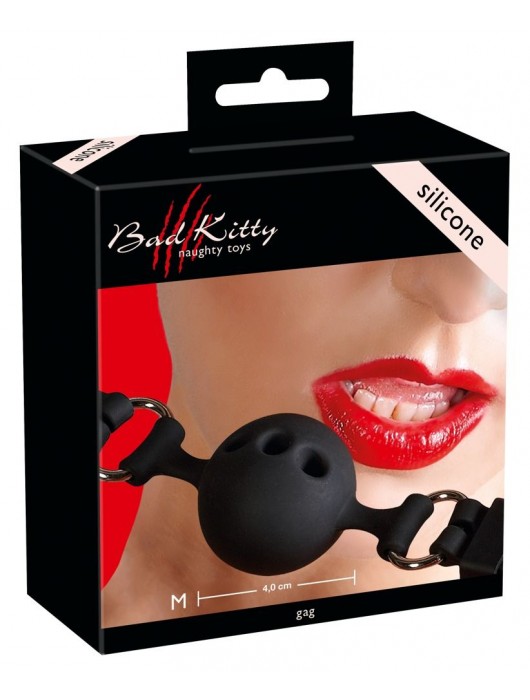 Средний силиконовый кляп-шар на регулируемых ремешках - Orion - купить с доставкой в Барнауле