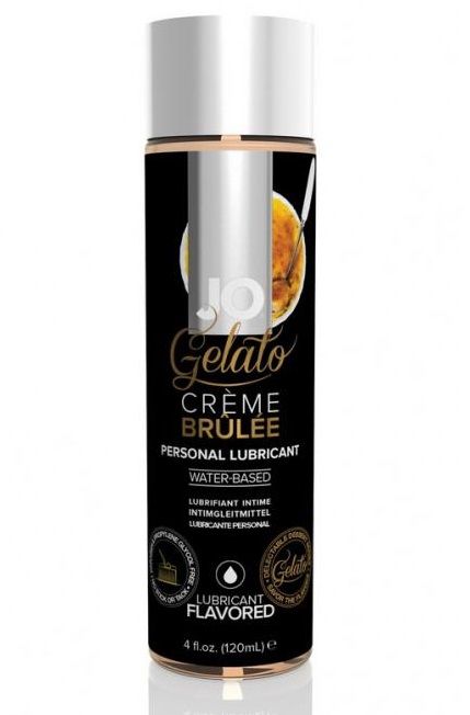 Лубрикант с ароматом крем-брюле JO GELATO CREME BRULEE - 120 мл. - System JO - купить с доставкой в Барнауле