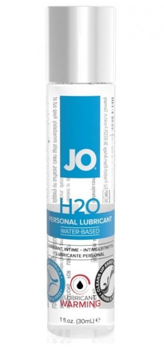 Возбуждающий лубрикант на водной основе JO Personal Lubricant H2O Warming - 30 мл. - System JO - купить с доставкой в Барнауле