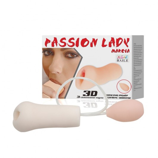 Мастурбатор Passion Lady Marcia с грушей для имитации посасывания - Baile - в Барнауле купить с доставкой