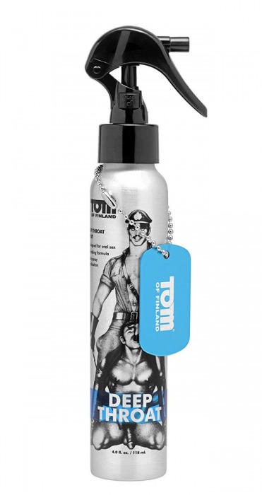 Спрей для лёгкого проникновения во время орального секса Tom of Finland Deep Throat Spray - 118 мл. - Доминирующее кольцо - купить с доставкой в Барнауле