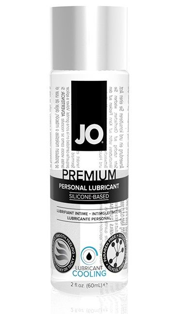 Охлаждающий лубрикант на силиконовой основе JO Personal Premium Lubricant Cooling - 60 мл. - System JO - купить с доставкой в Барнауле