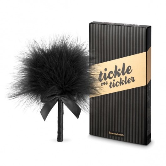 Пуховка для эротических игр Tickle Me Tickler - Bijoux Indiscrets - купить с доставкой в Барнауле