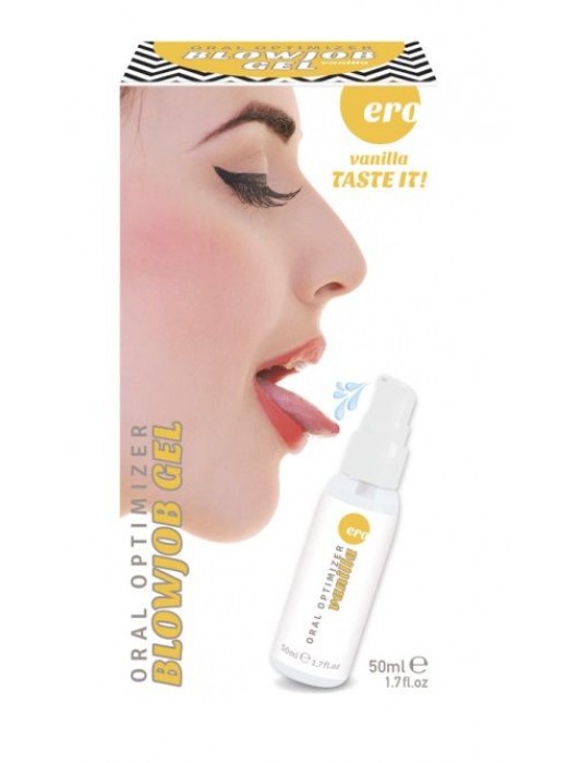 Увлажняющий гель для орального секса с ароматом ванили - 50 мл. - Ero - купить с доставкой в Барнауле