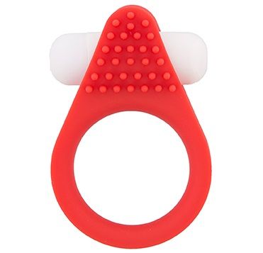 Красное эрекционное кольцо LIT-UP SILICONE STIMU RING 1 RED - Dream Toys - в Барнауле купить с доставкой