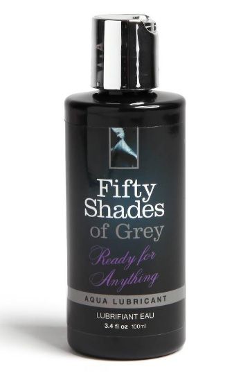 Лубрикант на водной основе Ready for Anything Aqua Lubricant - 100 мл. - Fifty Shades of Grey - купить с доставкой в Барнауле