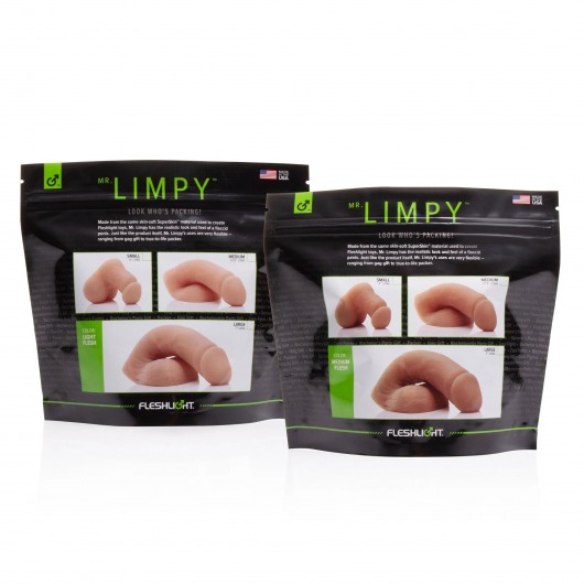 Мягкий имитатор пениса Fleshtone Limpy большого размера - 21,6 см. - Fleshlight - купить с доставкой в Барнауле