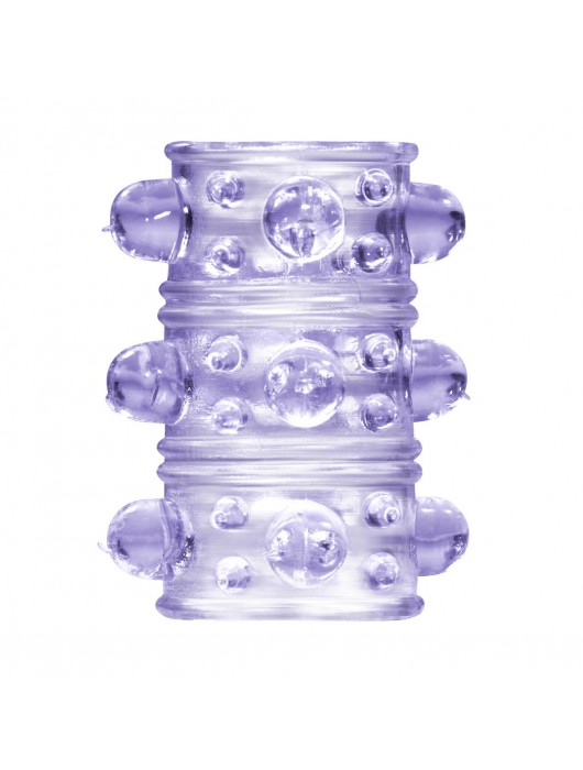 Фиолетовая насадка на пенис Rings Armour - Lola Games - в Барнауле купить с доставкой