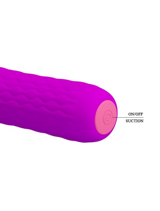 Фиолетовый вакуумный стимулятор клитора Jonas - Baile