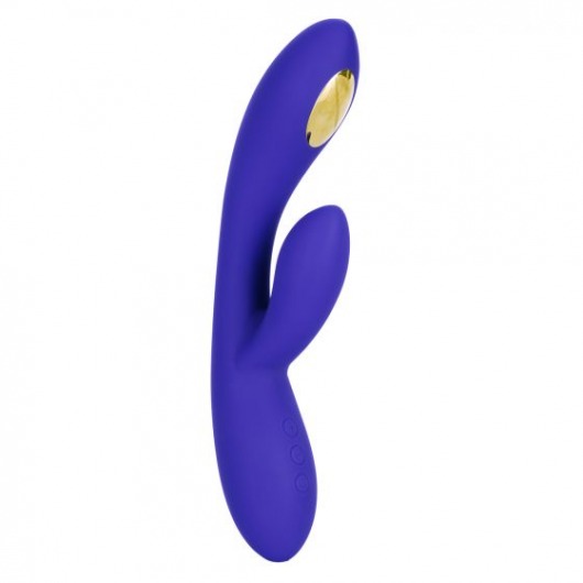 Фиолетовый вибратор с функцией электростимуляции Intimate E-Stimulator Dual Wand - 21,5 см. - California Exotic Novelties - купить с доставкой в Барнауле