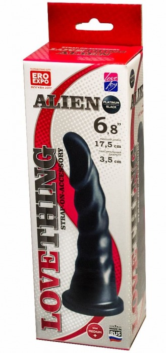 Насадка для трусиков харнесс Alien - 17,5 см. - LOVETOY (А-Полимер) - купить с доставкой в Барнауле