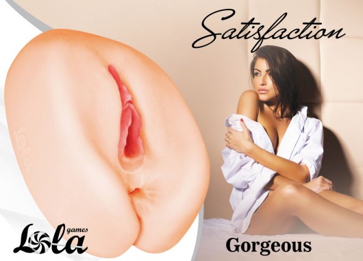 Мастурбатор с 2 тоннелями Satisfaction Gorgeous - Lola Games - в Барнауле купить с доставкой