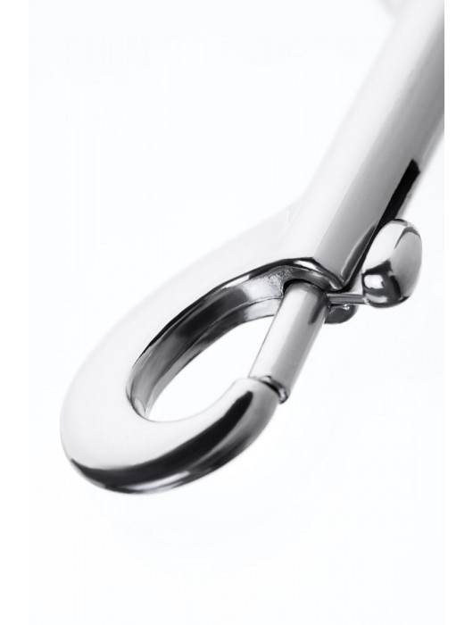 Серебристый двухсторонний карабин TOYFA Metal - ToyFa - купить с доставкой в Барнауле