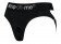 Черные трусики для насадок Heroine Lingerie Harness - size L - Strap-on-me - купить с доставкой в Барнауле