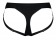 Черные трусики для насадок Heroine Lingerie Harness - size L - Strap-on-me - купить с доставкой в Барнауле