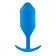 Синяя пробка для ношения B-vibe Snug Plug 5 - 14 см. - b-Vibe