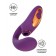 Фиолетовый вибромассажер с клиторальной стимуляцией Megam - ToyFa купить в Барнауле с доставкой в Orgasmix.ru Фиолетовый вибромассажер с клиторальной стимуляцией Megam - ToyFa