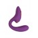 Фиолетовый вибромассажер с клиторальной стимуляцией Megam - ToyFa купить в Барнауле с доставкой в Orgasmix.ru Фиолетовый вибромассажер с клиторальной стимуляцией Megam - ToyFa
