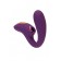 Фиолетовый вибромассажер с клиторальной стимуляцией Megam - ToyFa купить в Барнауле с доставкой в Orgasmix.ru Фиолетовый вибромассажер с клиторальной стимуляцией Megam - ToyFa