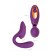 Фиолетовый вибромассажер с клиторальной стимуляцией Megam - ToyFa купить в Барнауле с доставкой в Orgasmix.ru Фиолетовый вибромассажер с клиторальной стимуляцией Megam - ToyFa