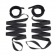 Эротический набор 4PC Bondage Bed Strap   Flogger Kit - Lux Fetish - купить с доставкой в Барнауле