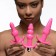 Набор из 3 розовых анальных пробок с вибропулей Thrill Trio Anal Plug Set - XR Brands в Барнауле Набор из 3 розовых анальных пробок с вибропулей Thrill Trio Anal Plug Set - XR Brands