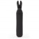 Черная вибропуля с ушками Rechargeable Rabbit Ears Bullet Vibrator - Happy Rabbit купить в Барнауле с доставкой в Orgasmix.ru Черная вибропуля с ушками Rechargeable Rabbit Ears Bullet Vibrator - Happy Rabbit