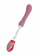 Розовый вибратор для G-стимуляции Rose - 19 см. - ToyFa